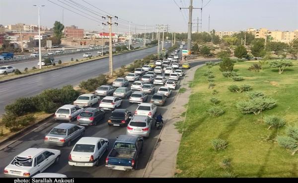 ترافیک سنگین در جاده چالوس/ مه‌گرفتگی در فیروزکوه
